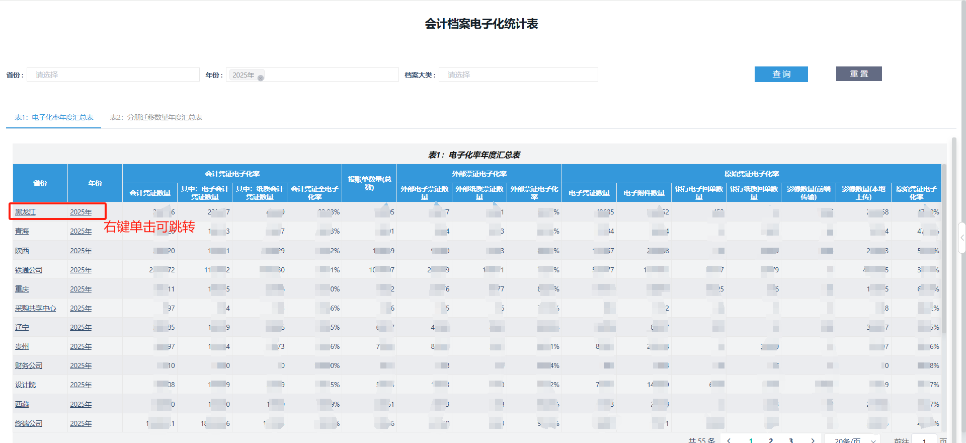 会计档案电子化统计表